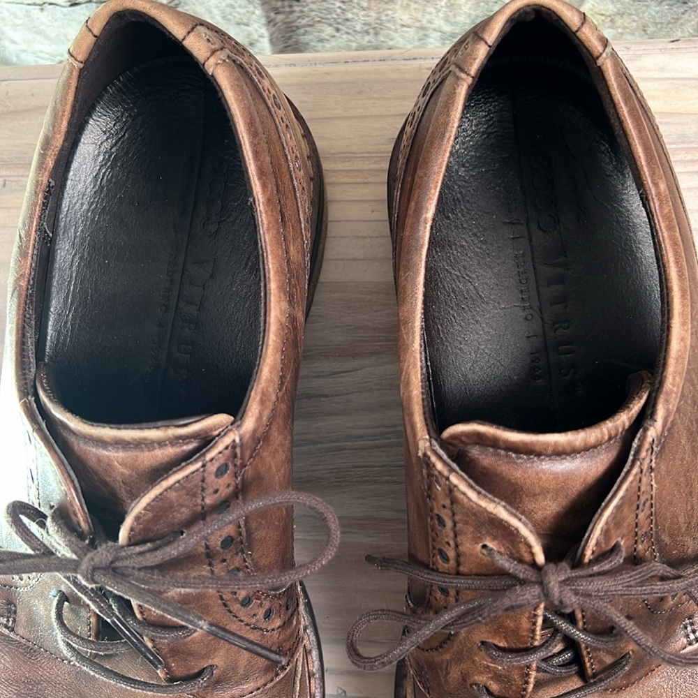 ECCO Vitrus I Wing Tip Tie Oxford para hombre 11.5   S8 - Picture 6 of 8